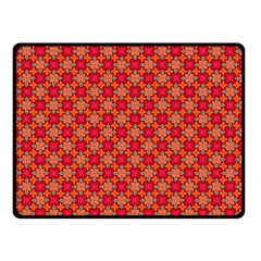 Abstract Seamless Floral Pattern Fleece Blanket (small) by Simbadda