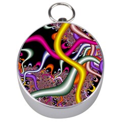 Fractal Roots Silver Compasses by Simbadda