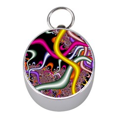 Fractal Roots Mini Silver Compasses by Simbadda