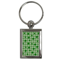 St  Patrick s Day Pattern Key Chains (rectangle)  by Valentinaart