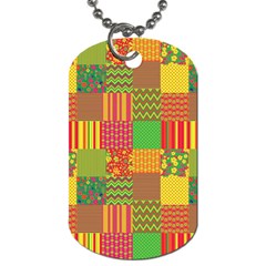 Old Quilt Dog Tag (two Sides) by Valentinaart