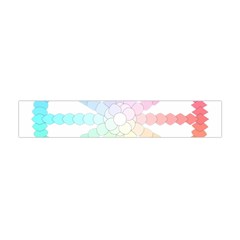 Polygon Evolution Wheel Geometry Flano Scarf (mini) by Amaryn4rt
