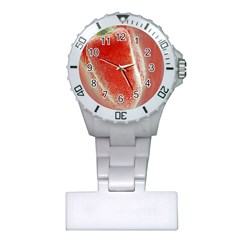 Red Pepper And Bubbles Plastic Nurses Watch by Amaryn4rt