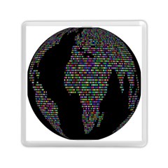World Earth Planet Globe Map Memory Card Reader (square)  by Amaryn4rt
