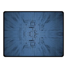 Zoom Digital Background Double Sided Fleece Blanket (small)  by Simbadda