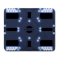 A Completely Seamless Tile Able Techy Circuit Background Large Mousepads by Simbadda