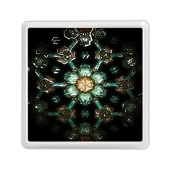 Kaleidoscope With Bits Of Colorful Translucent Glass In A Cylinder Filled With Mirrors Memory Card Reader (square)  by Simbadda