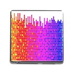 Square Spectrum Abstract Memory Card Reader (Square) Front