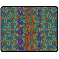 Sea Of Mermaids Fleece Blanket (medium)  by pepitasart