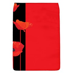 Flower Floral Red Back Sakura Flap Covers (s)  by Mariart