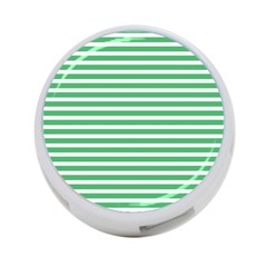 Horizontal Stripes Green 4-port Usb Hub (one Side) by Mariart