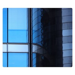 Modern Office Window Architecture Detail Double Sided Flano Blanket (small)  by Simbadda