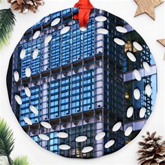 Modern Business Architecture Ornament (round Filigree) by Simbadda