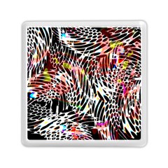 Abstract Composition Digital Processing Memory Card Reader (square)  by Simbadda