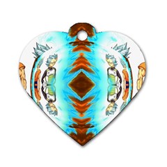 Dragonball Super 2 Dog Tag Heart (two Sides) by 3Dbjvprojats