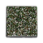 Camouflaged Seamless Pattern Abstract Memory Card Reader (Square) Front