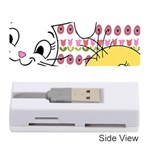 Easter bunny and chick  Memory Card Reader (Stick)  Front