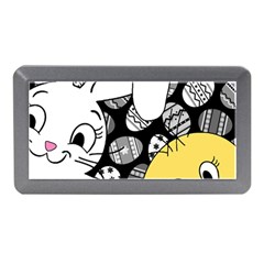 Easter Bunny And Chick  Memory Card Reader (mini) by Valentinaart
