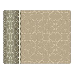 Abstract Background With Floral Orn Illustration Background With Swirls Double Sided Flano Blanket (large)  by Nexatart