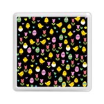 Easter - chick and tulips Memory Card Reader (Square)  Front