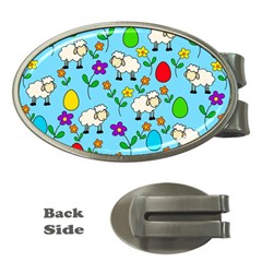 Easter Lamb Money Clips (oval)  by Valentinaart