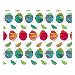 Watercolor Floral Roses Pattern Double Sided Flano Blanket (large)  by Nexatart