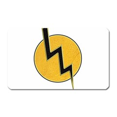 Lightning Bolt Magnet (rectangular) by linceazul