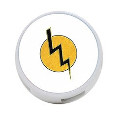 Lightning Bolt 4-port Usb Hub (two Sides)  by linceazul
