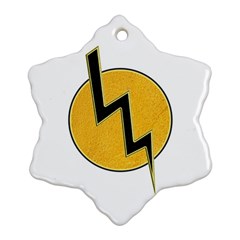 Lightning Bolt Ornament (snowflake) by linceazul
