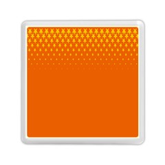 Orange Star Space Memory Card Reader (square)  by Mariart