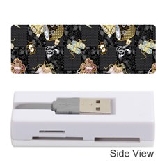 Traditional Music Drum Batik Memory Card Reader (stick)  by Mariart