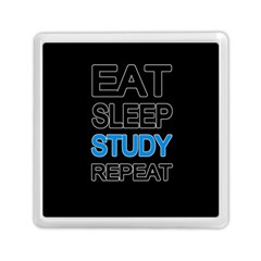 Eat Sleep Study Repeat Memory Card Reader (square)  by Valentinaart