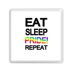 Eat Sleep Pride Repeat Memory Card Reader (square)  by Valentinaart