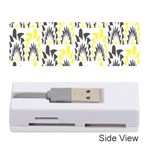 Tricolored Geometric Pattern Memory Card Reader (Stick)  Front
