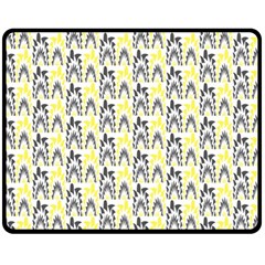 Tricolored Geometric Pattern Fleece Blanket (medium)  by linceazul