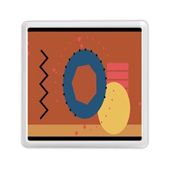 Digital Music Is Described Sound Waves Memory Card Reader (square)  by Mariart