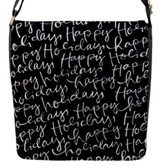 Happy Holidays Flap Messenger Bag (s) by Mariart