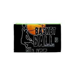 Basketball Is My Life Cosmetic Bag (xs) by Valentinaart
