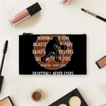 Basketball never stops Cosmetic Bag (Small)  Front