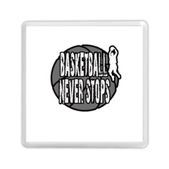 Basketball Never Stops Memory Card Reader (square)  by Valentinaart