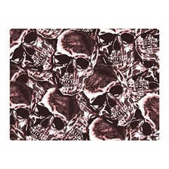 Skull Pattern Double Sided Flano Blanket (mini)  by ValentinaDesign