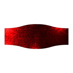Box Lights Red Plaid Stretchable Headband by Mariart