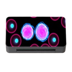 Cell Egg Circle Round Polka Red Purple Blue Light Black Memory Card Reader With Cf by Mariart