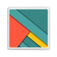 Color Schemes Material Design Wallpaper Memory Card Reader (square)  by Nexatart