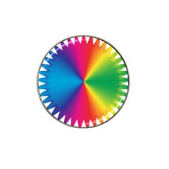 Rainbow Seal Re Imagined Hat Clip Ball Marker by Nexatart