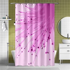 Big Bang Shower Curtain 48  X 72  (small)  by ValentinaDesign