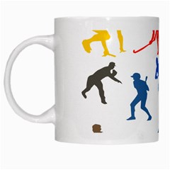 Sport Player Playing White Mugs by Mariart