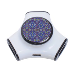 Colorful Ethnic Design 3-port Usb Hub by dflcprints