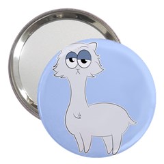 Grumpy Persian Cat Llama 3  Handbag Mirrors by Catifornia