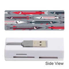 Fish Sea Beach Water Seaworld Animals Swim Memory Card Reader (stick)  by Mariart